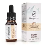 Olejek konopny CBD dla psów 10% 1200 mg, Hempmont Pets Care - 12 ml