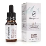 Olejek konopny CBD dla kotów 5% 600 mg, Hempmont Pets Care - 12 ml
