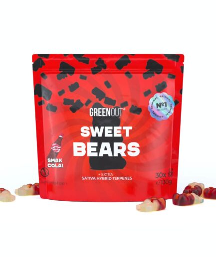 Żelki konopne Green Out® Sweet Bears Cola