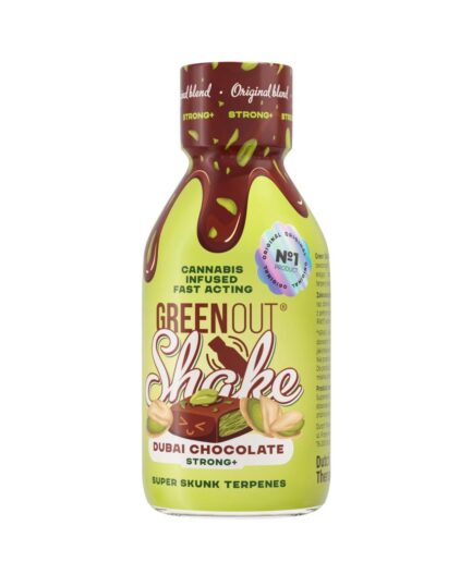 Shot konopny Green Out® Shake, Dubai Chocolate