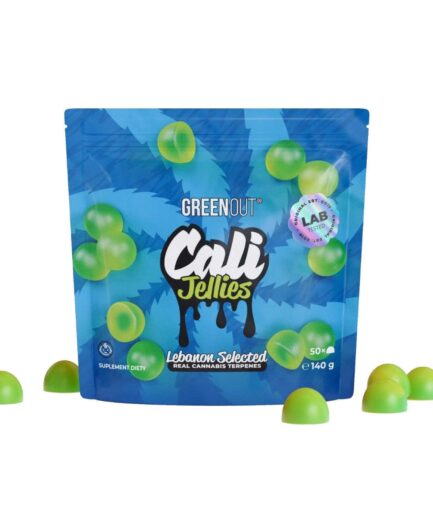 Żelki konopne Green Out® Cali Jellies, Lebanon Selected